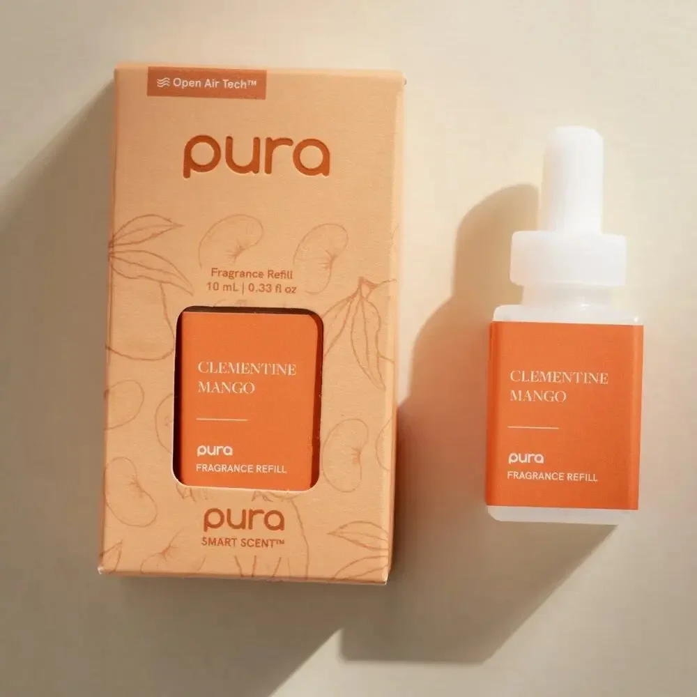 Pura Smart Scent Fragrance Refills 4 Pack Water Lily Bergamot Mango Linens